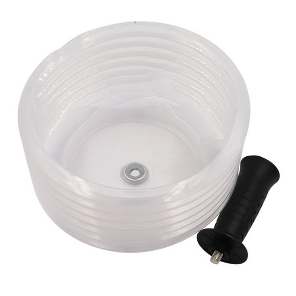 160mm Drill Dust Protector with Handle Dust Control Drill Attachment Drill Dust Catcher for Ceiling & Wall Drilling