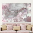 thumbnail image 2 of Pink Marble Art Canvas, Gray Marble Printed, Abstract Printed, Pink And Gray Marble, Luxury Marble Artwork, Alcohol Ink Wall Decor, Canvas Wall Decor - Gallery Wrapped, 2 of 9