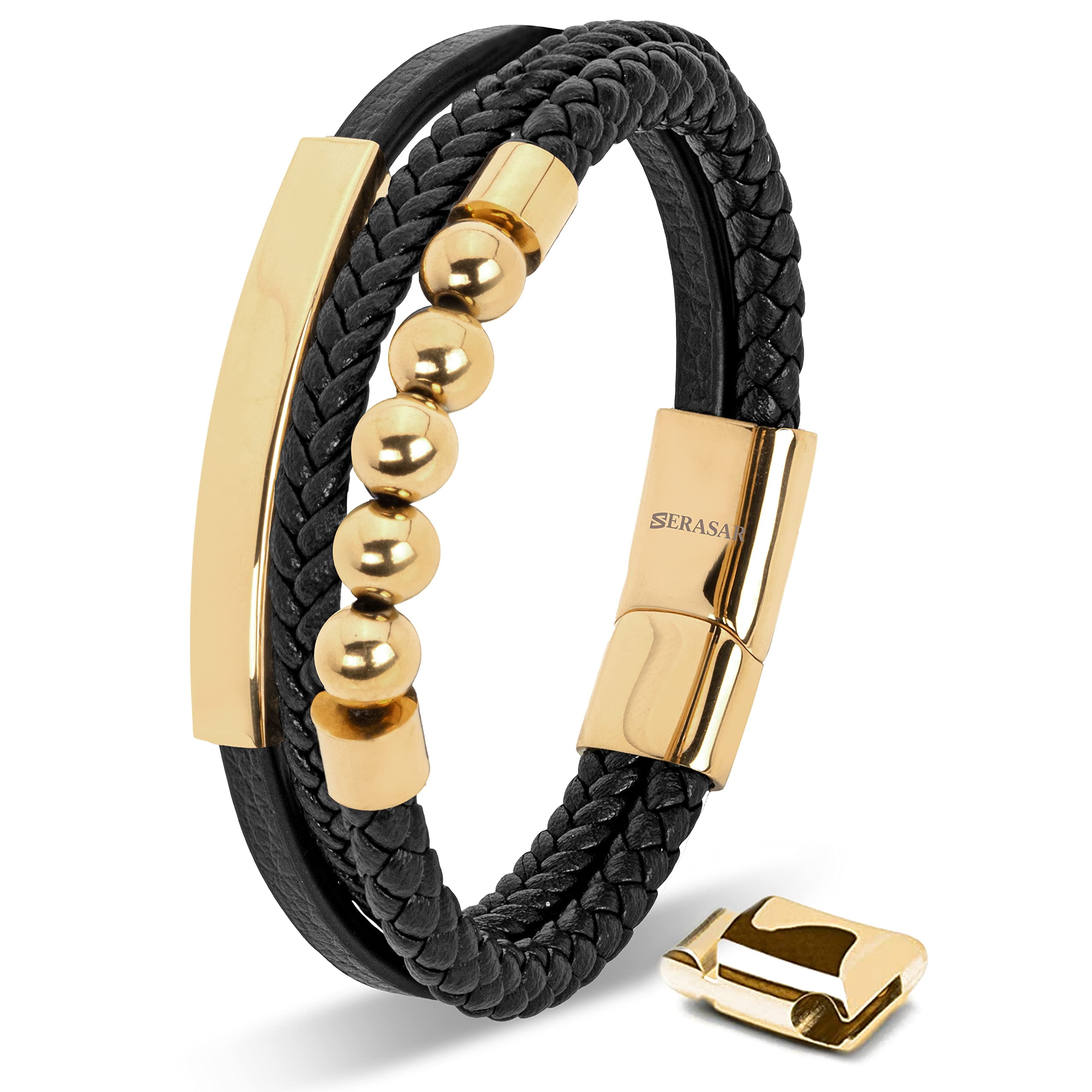 Bracelet De Cheville Magnétique En Cuivre Pur - 26 Cm, 10 Mm - Cadeau Homme, Fête Des Pères - 12