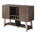 thumbnail image 2 of Furniture of America Amani Buffet with Wine Rack, Walnut Oak, 2 of 6