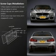 thumbnail image 4 of Hweilai Sparkly Stylish Rhinestone Car License Plate Frames Set of 2, 4 of 4