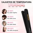 thumbnail image 5 of Bomidi Plancha Para Cabello Profesional, Planchas De Cabello Y Rizador Con Pantalla Lcd, 5 Temperatura Adjustable, Plancha De Cerámica 2 En 1, Herramientas De Cabello Para Mujeres (Negro), 5 of 5