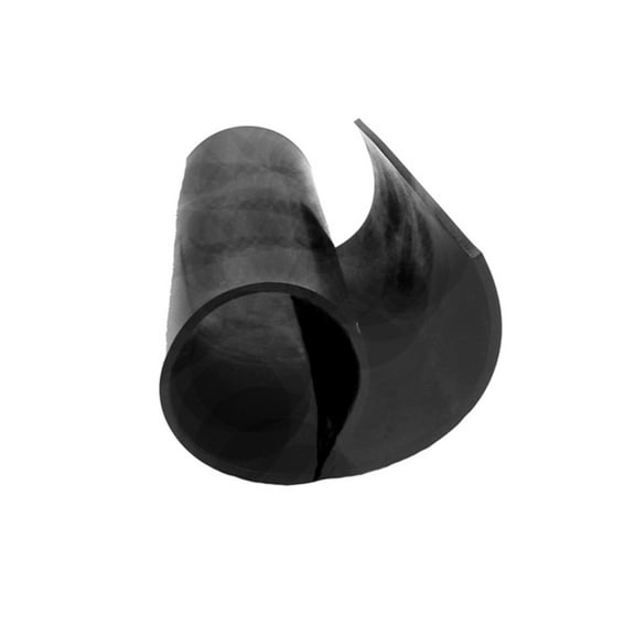 Solid Rubber Sheet 5" Wide, 7" Length, 1/8" Thick - S 18-0507