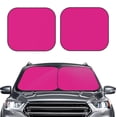 thumbnail image 2 of Fotbe Darkmagenta Juego de 2 Piezas de Parasoles para Parabrisas | Bloqueador Solar para Auto | Accesorios Plegables para Protección Solar Interior-Medium, 2 of 6