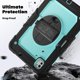 thumbnail image 4 of Funda Protectora para IPad Pro de 11 Pulgadas (M4) 5ª Generación 2024 con Soporte Giratorio de 360 ° (Azul Claropc), 4 of 9