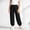 Black, variant on Girls Jogger Pants Soft Modal Elastic Waist Pull On Casual Lounge Sky Blue,Size 2-3 T