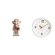 thumbnail image 1 of Reloj de pared moderno con figura de y números silenciosos. Figura decorativa colgante para año Nuevo en el hogar, la oficina o ., 1 of 8