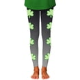 thumbnail image 4 of Tiijoy Girls St. Patrick's Day Leggings Kids Stretch Athletic Tights, Sizes 1-12, 4 of 4
