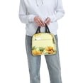 thumbnail image 4 of Defioc Sunflowers On A Yellow Background Print Lunch Box,Lunch Bag for Women Men Reusable Insulated Lunch Tote for Work/Office/Picnic/Travel, 4 of 6