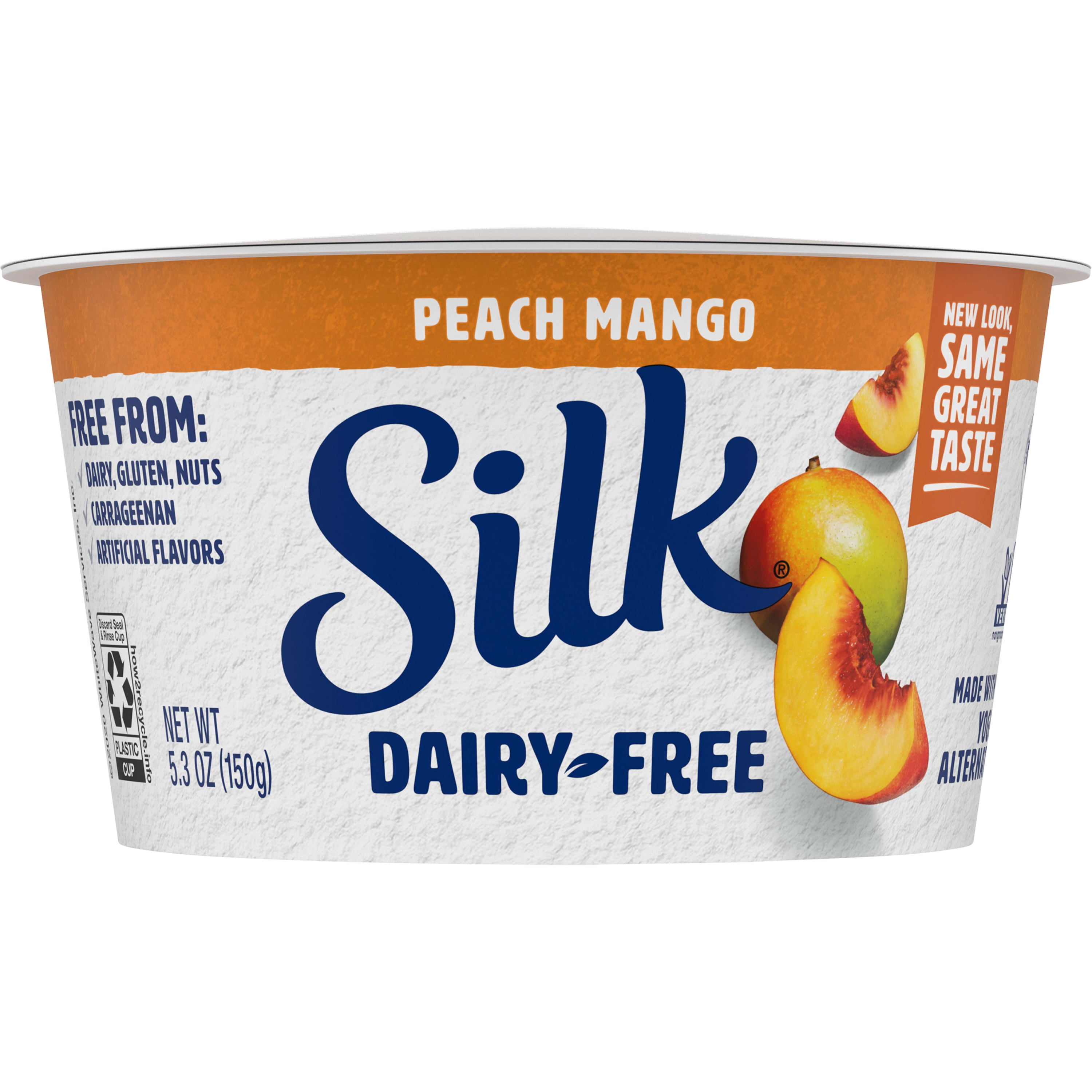 Silk Peach Mango Soymilk Yogurt Alternative, 5.3 Oz.