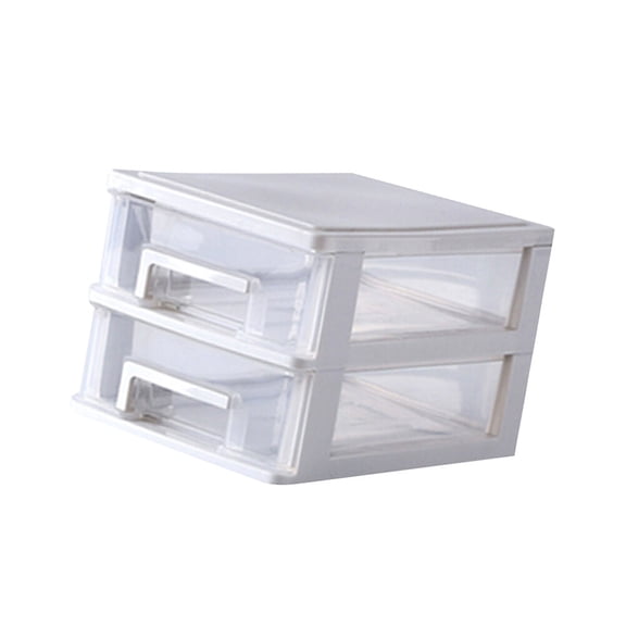 GOOHOCHY 1-Pack PP Material Drawer Storage Rack for Small Desk Organizer, Compact 17x9.4x7.9 Inch Desktop Organizer