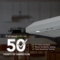 thumbnail image 5 of Broan-NuTone 36" Under Cabinet Rangehood, ENERGY STAR, 350 Max Blower CFM, Stainless Steel, 5 of 6