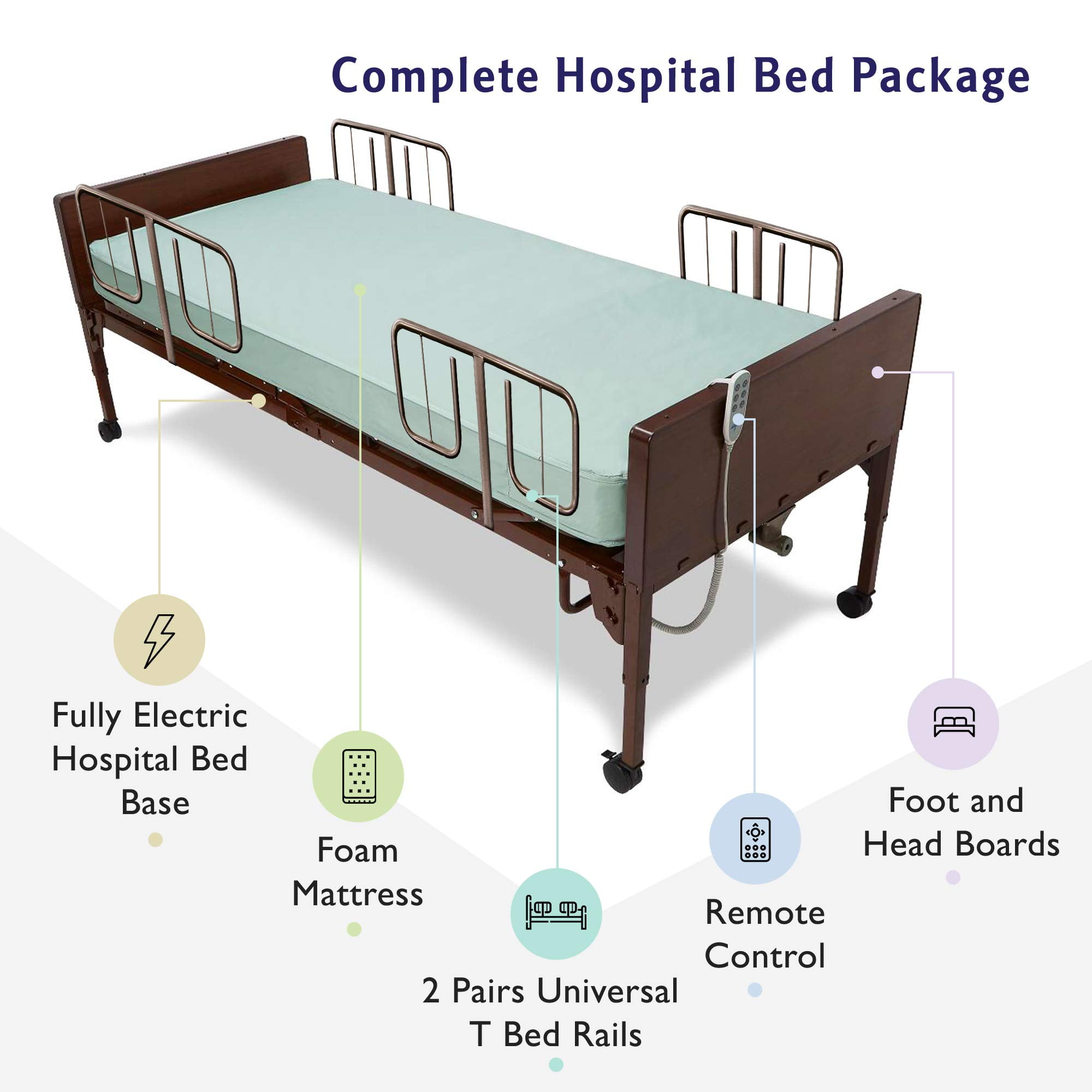 Phoenix bariatric beds obese sleep extra wide large electric hospital  mattress