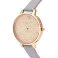 thumbnail image 2 of Olivia Burton OB16GD45 Rose Gold Glitter Dial Grey Lilac Leather Strap Ladies Watch, 2 of 4