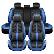 Maidao Car Seat Covers Full Set for Jeep for Gladiator 1962-1988 5 Seats Compatible Airbag Water Resistant Front Rear Cushion Protector Blue