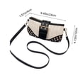 thumbnail image 3 of Ladies' Embossed PU Leather Crossbody Shoulder Bag, 24x12x4 cm, Adjustable Strap, Compact Fringe Design, Multi-Color Options, Lightweight Everyday Handbag, 3 of 6