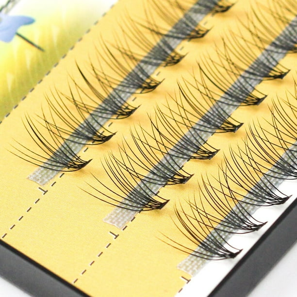 1 caja/60 uds extensión de pestañas naturales suaves hechas a mano pestañas postizas extensión de pestañas personal, pestañas de maquillaje profesional Tan Jianjun unisex