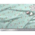 thumbnail image 3 of Soimoi Green Cotton Duck Fabric Plant & Floral Printed Fabric 1 Yard 42 Inch Wide, 3 of 3