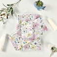 thumbnail image 6 of SKYSONIC 3 Pack Towel Sketchy Wild Floral Cotton Bath Towel Set (1 Bath Towel, 1 Hand Towel, 1 Washcloth) for Bathroom, Super Soft and Quick Dry Towels, 6 of 7