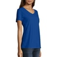 thumbnail image 3 of Hanes Women's Nano-T V-Neck T-Shirt, 3 of 5