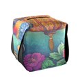 thumbnail image 2 of BZSMCE Leatehr Tissue Holders Cute Floral Lantern Bird Art Pattern Tissue box, 2 of 8