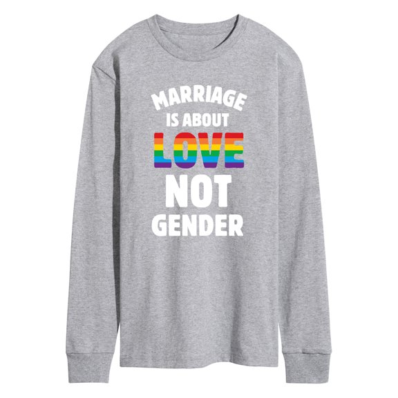 Instant Message - Marriage is About Love Long Sleeve Graphic T-Shirt