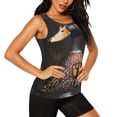 thumbnail image 2 of Daiia Graffiti Cool Duck Printed Womens Workout Tops for Women Quick-dry Tank Tops Mesh Yoga Shirts Athletic Running Tank Tops Sleeveless Gym Clothes-Large, 2 of 7