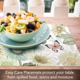 thumbnail image 4 of CounterArt "Boho Butterfly" 4-Pack Reversible Flexible Plastic Tabletop Placemats, 4 of 8