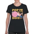 thumbnail image 2 of Officially Licensed Dubble Bubble Pop It Like It's Hot Gum Women's T-shirt, 2 of 3