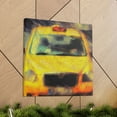thumbnail image 6 of Taxi in Pointillism - Canvas, 6 of 10