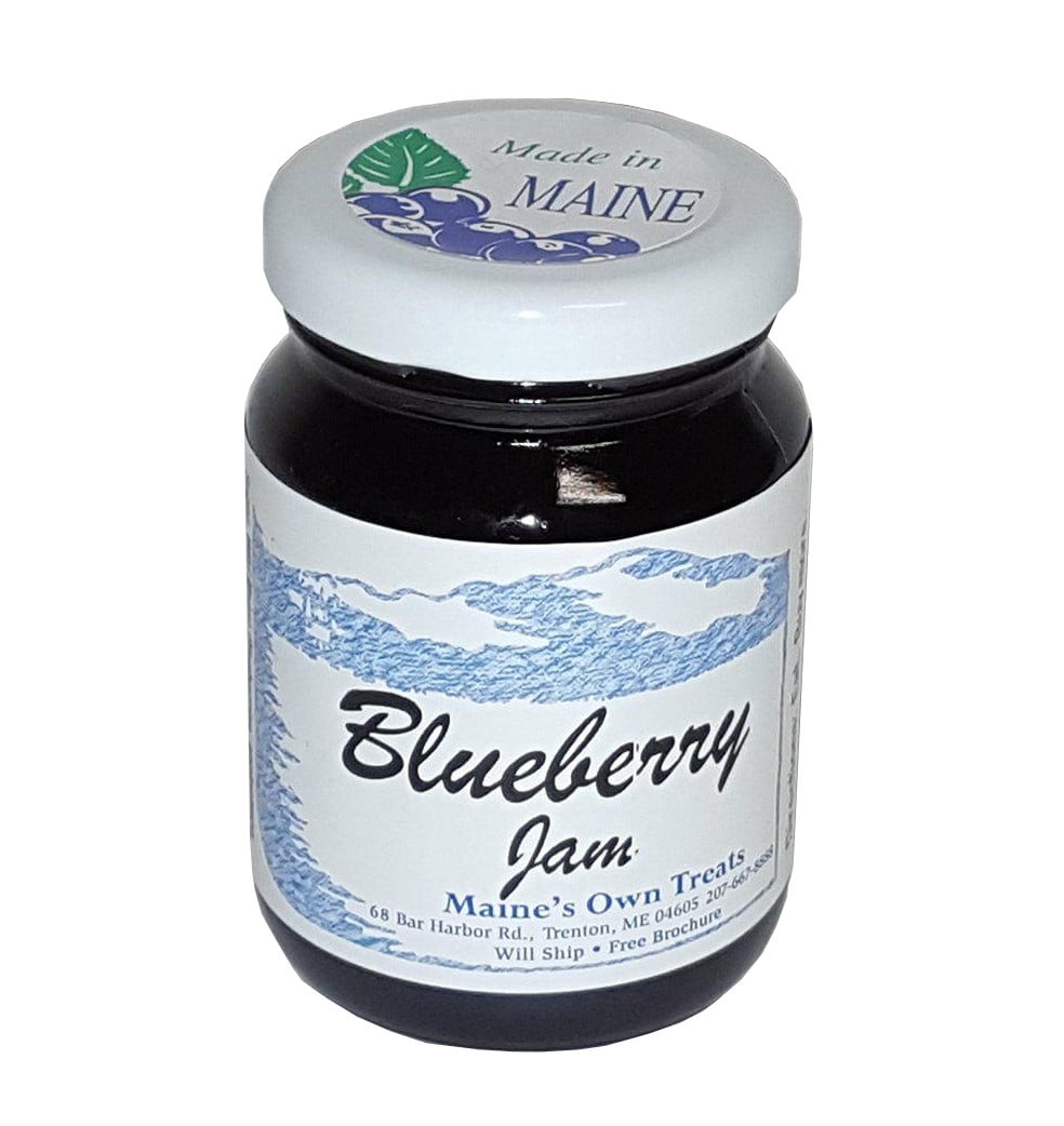 Wild Maine Blueberry Jam 5oz Gift Size, Made in Maine