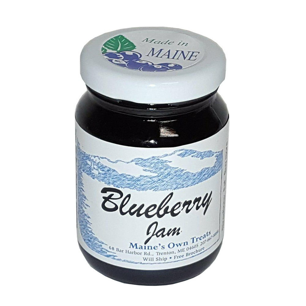 Wild Maine Blueberry Jam 5oz Gift Size, Made in Maine