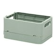 thumbnail image 2 of Folding Storage Box Container Utility Organization Toy Clothes Books Durable Jewelry Storage Case for Desktop Drawer green, 2 of 9