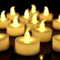 thumbnail image 1 of SURJDE Battery Tea Lights with Timer, Flameless Flickering Battery Operated LED Tea Light Candles,6 Hours on and 18 Hours Off in 24 Hours Cycle Automatically,Pack of 12,Warm White, 1 of 7