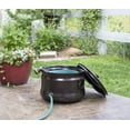 thumbnail image 5 of BirdRock Home Decorative Water Hose Pot with Lid - Distressed Bronze - 100 ft Hose, 5 of 6