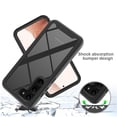 thumbnail image 5 of Tough Fusion-x Clear Rugged Tpu Bumper With Hard Pc Clear Back Shockproof For Samsung Galaxy S23 - Black, 5 of 7