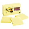 Post-it® Super Sticky Notes, 3" x 3", Canary Yellow, Pack Of 10 Pads