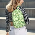 thumbnail image 6 of Picia Daisies Flowers Printed Canvas Daypack - Stylish and Durable Vintage Compact Backpack - Class, Work, Travel, or Laptop Bookbag,Organized Compartments-Small, 6 of 6
