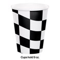 thumbnail image 2 of 96/Case Bulk Black and White Check 9 oz Cups, 2 of 6