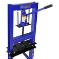thumbnail image 7 of 6-Ton Hydraulic Shop Press with 2 Movable Stamping Plates,H-Frame Garage Floor Press with Adjustable Working Table,Blue, 7 of 7