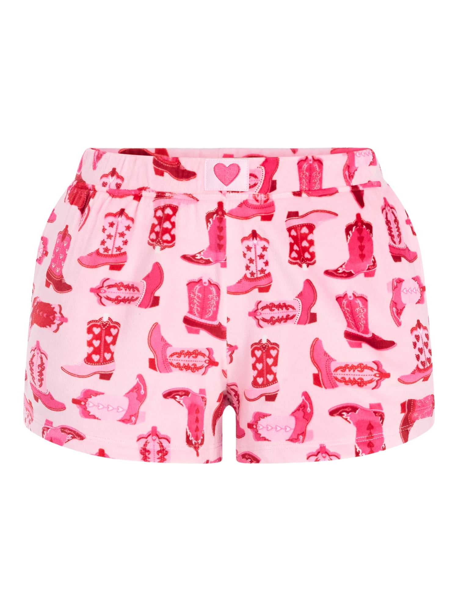 Valentine's Day Women's Sleep Shorts from Way to Celebrate, 2-Pack, Sizes XS-3X