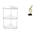 thumbnail image 1 of Mesa de esquina moderna de 3 niveles con escultura de nota musical, figura de resina creativa para escritorio de habitación, centro de mesa, decoració, 1 of 8