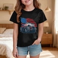 thumbnail image 2 of WUANDIXFA Kids 250th US Shirt 250 Year Birthday Independence Merchandise Shirts United States 250 Years Since 1776 2026 V Neck Tshirt (Black, 11-12 Years), 2 of 5