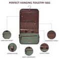 thumbnail image 4 of Neceser colgante de piel LEATHER VILLAGE Vintage Cherry, 4 of 8