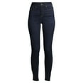 thumbnail image 3 of Time and Tru Women's High Rise Skinny Jeans, 3 of 6