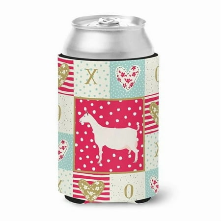 Caroline's Treasures CK5316CC Saanen Goat Love Can or Bottle Hugger, Can Hugger, multicolor