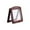 Coffee, variant on Cat Door with 4 Way Lock, 8.66"x7.87" Inch Weatherproof Pet Door Flap for Cats Small Dogs, Easy Install for Interior Exterior Doors and Windows Home Use