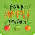 thumbnail image 4 of Inktastic Future Apple Farmer Apples and Leaves Boys or Girls Baby Bib, 4 of 4