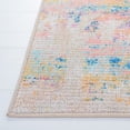 thumbnail image 3 of SAFAVIEH Sequoia Adelaide Abstract Machine Washable Runner, 2'2" x 9', Blue/Gold, 3 of 8