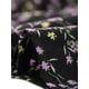 thumbnail image 5 of Falda Midi Floral Fluida Con Volantes En El Dobladillo Para Mujer Floral Negro rosa M, 5 of 5